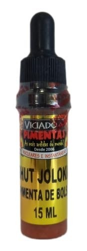 Molho De Pimenta Bhut Jolokia Original Sem Glúten 15 Ml