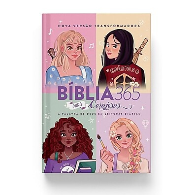 Bíblia 365 NVT Corajosas: Leitura Diária com Letra Grande