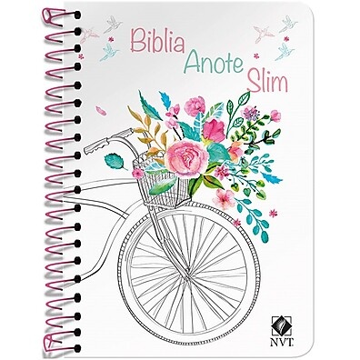 Bíblia Anote Slim Bike NVT com Espaço para Anotações