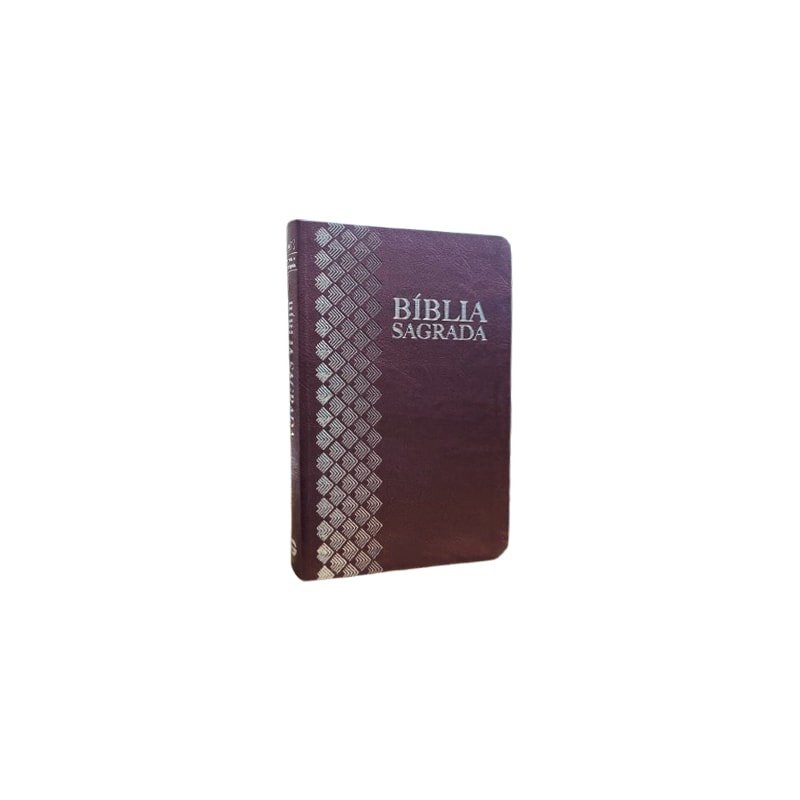 Bíblia ARC Capa Luxo Vinho Perolado – Leitura Profunda e Elegante