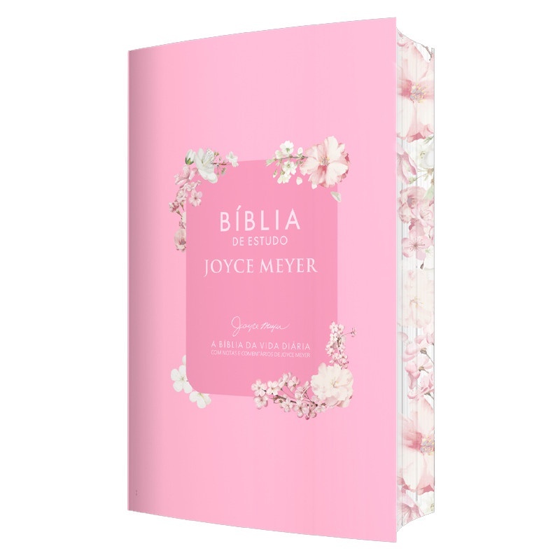 Bíblia Joyce Meyer: Estudo, NVI e Floral