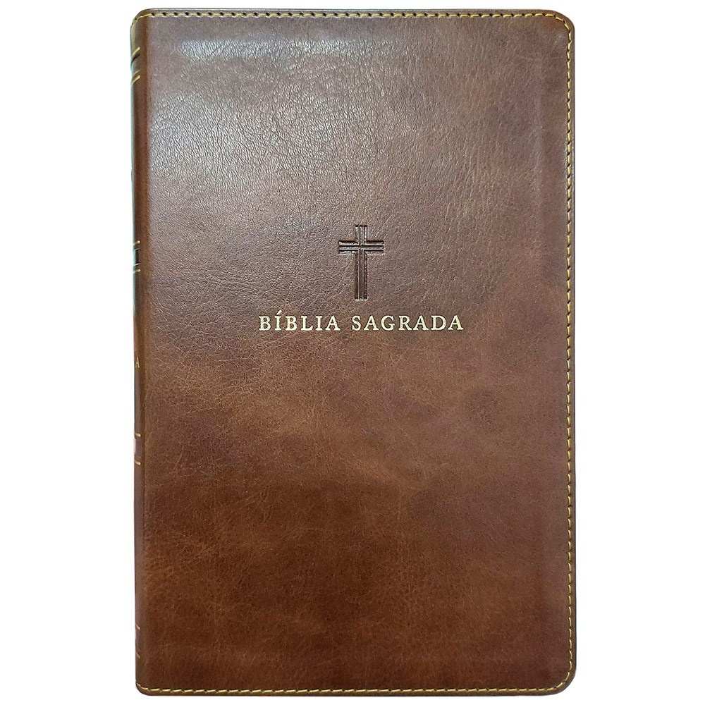 Bíblia NVI: Couro Soft Marrom e Leitura Perfeita