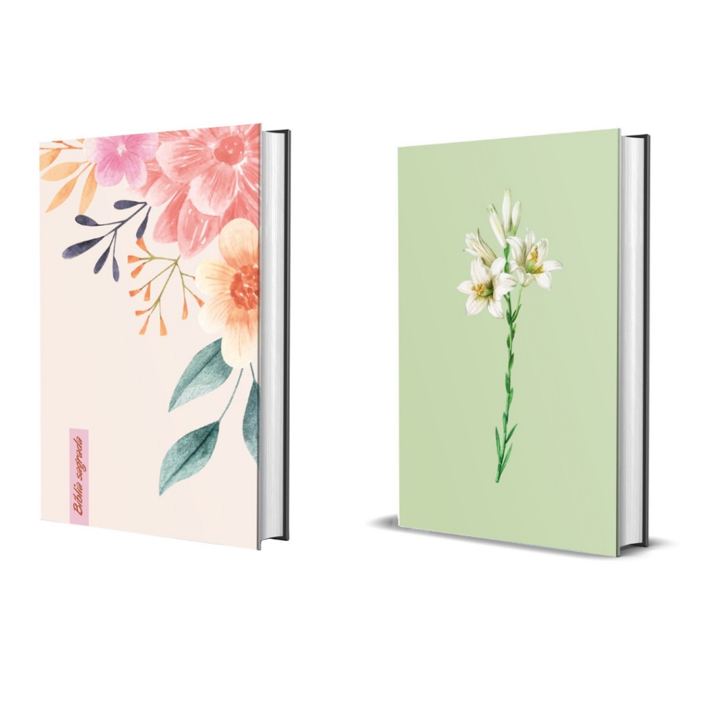 Bíblia NVI: Kit 2 Capas Duras (Floral + Lírios)