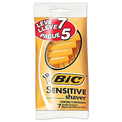 Bic Sensitive: Barbear Suave e Econômico (7 Pague 5)