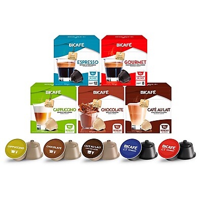 Bicafé Dolce Gusto: Kit 80 Cápsulas de Sabor!