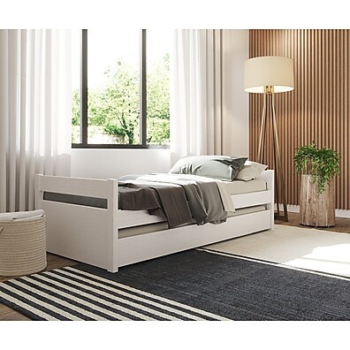 Bicama 90x190cm em Madeira Maciça Double Yescasa: Prática e Estilo no Quarto