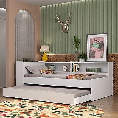 Bicama com Baú Branca Multimóveis: Otimize Seu Quarto!