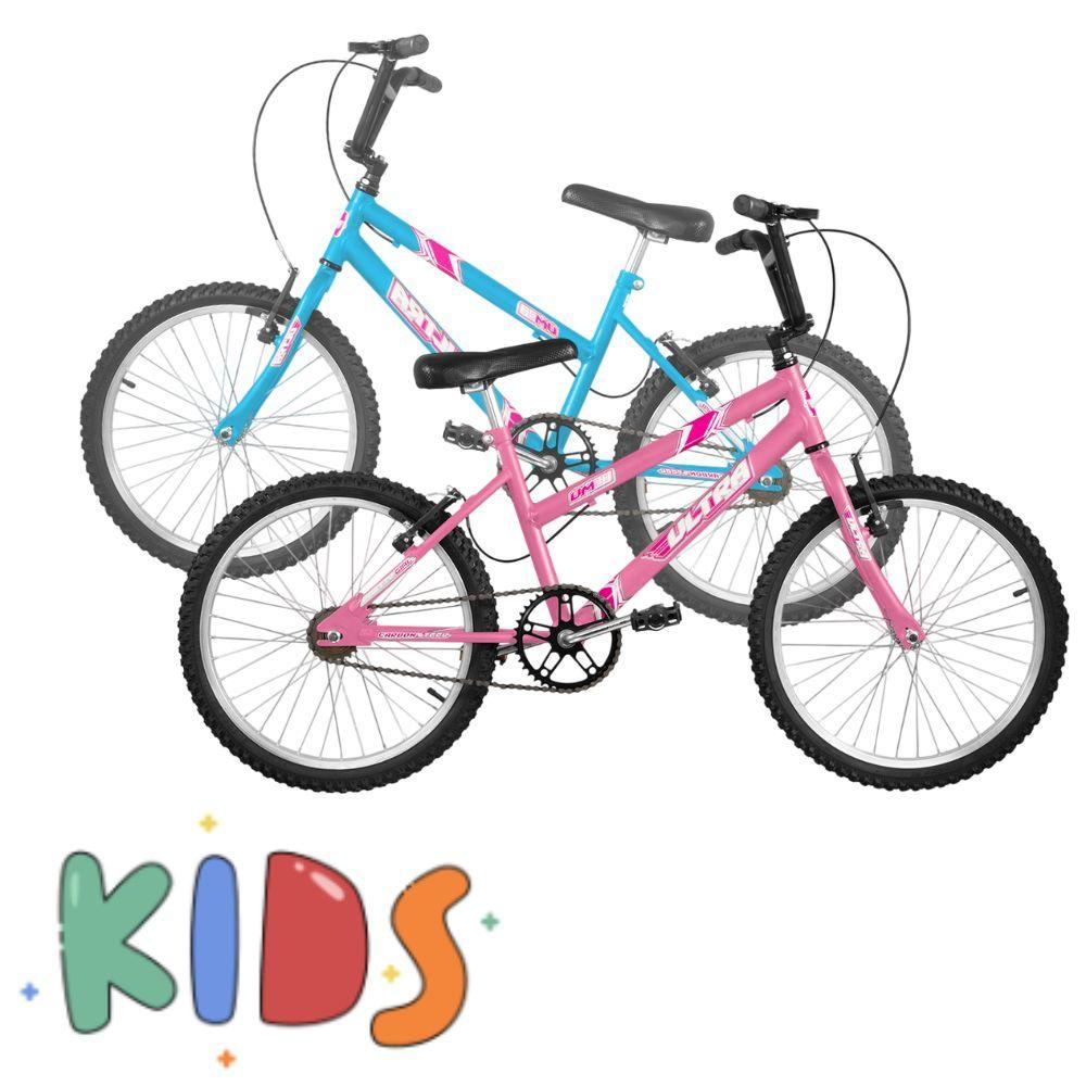 Bicicleta Aro 20 Ultra Bikes Feminina: Segurança e Estilo para Crianças a Partir de 7 Anos