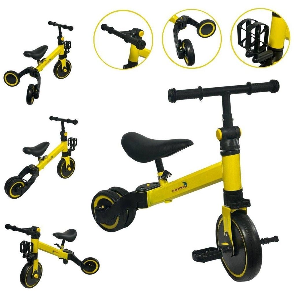 Bicicleta de Equilíbrio 3 em 1: Aventura e Aprendizado!