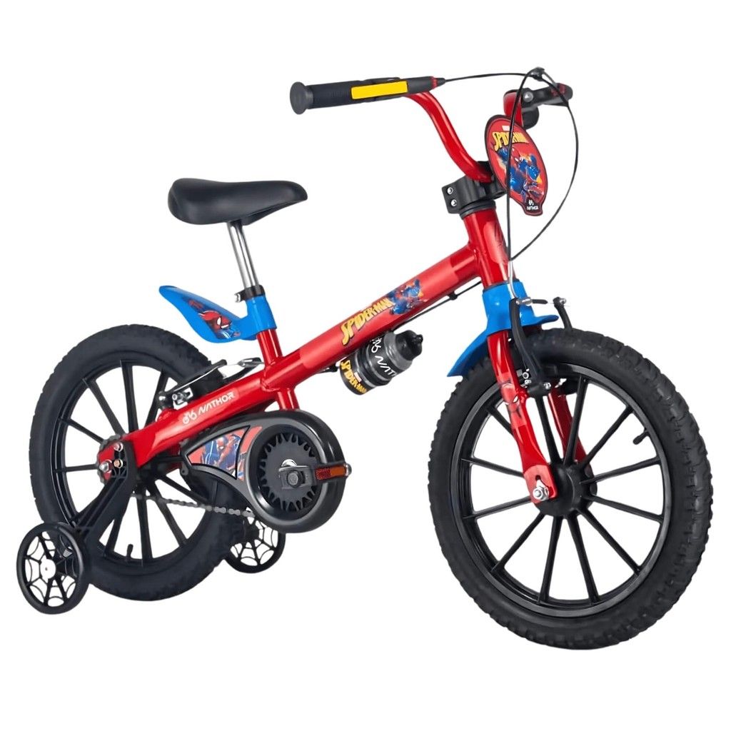 Bicicleta Infantil Homem-Aranha Aro 16 - Nathor