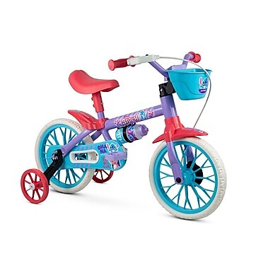 Bicicleta Stitch Aro 12: Aventura Segura!