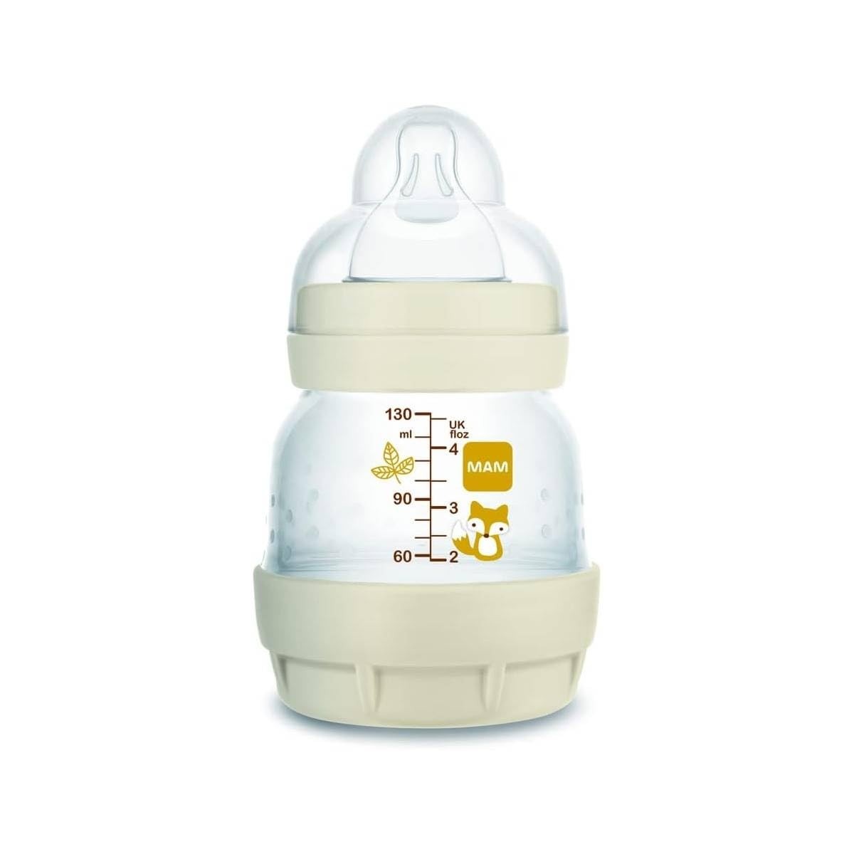 Mamadeira MAM Easy Start 130ml Anticólica com Bico Skinsoft - Segura, Confortável e Autoesterilizável
