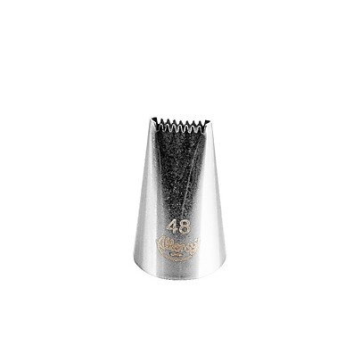Bico de Confeitar Serra Nº48 Inox - Rizzo Allonsy