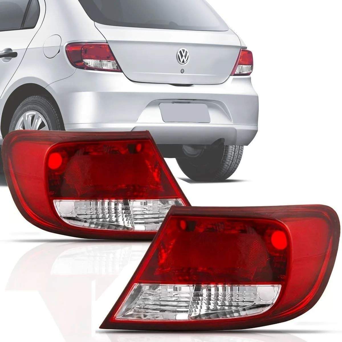 Lanterna Traseira Gol G5 2009-2012 Bicolor - Par Completo