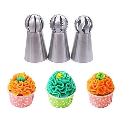 Bicos de Confeitar Carol: Kit 3 Peças Profissional
