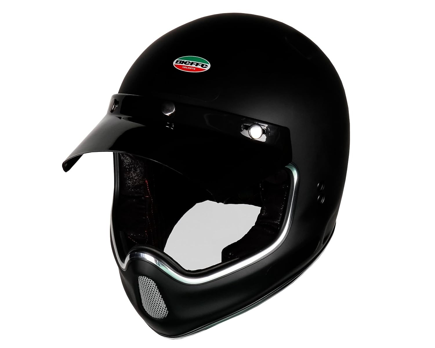 Capacete Moto Bieffe Moto X Classic Preto Fosco - Estilo e Segurança para Sua Pilotagem