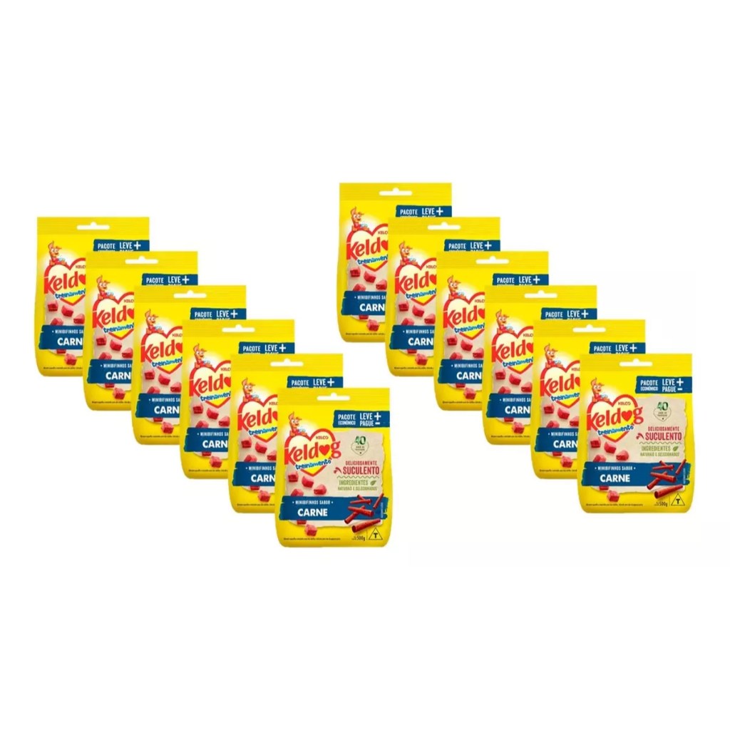 Bifinho Keldog Mini Carne 500g: Lanche Ideal para Cães