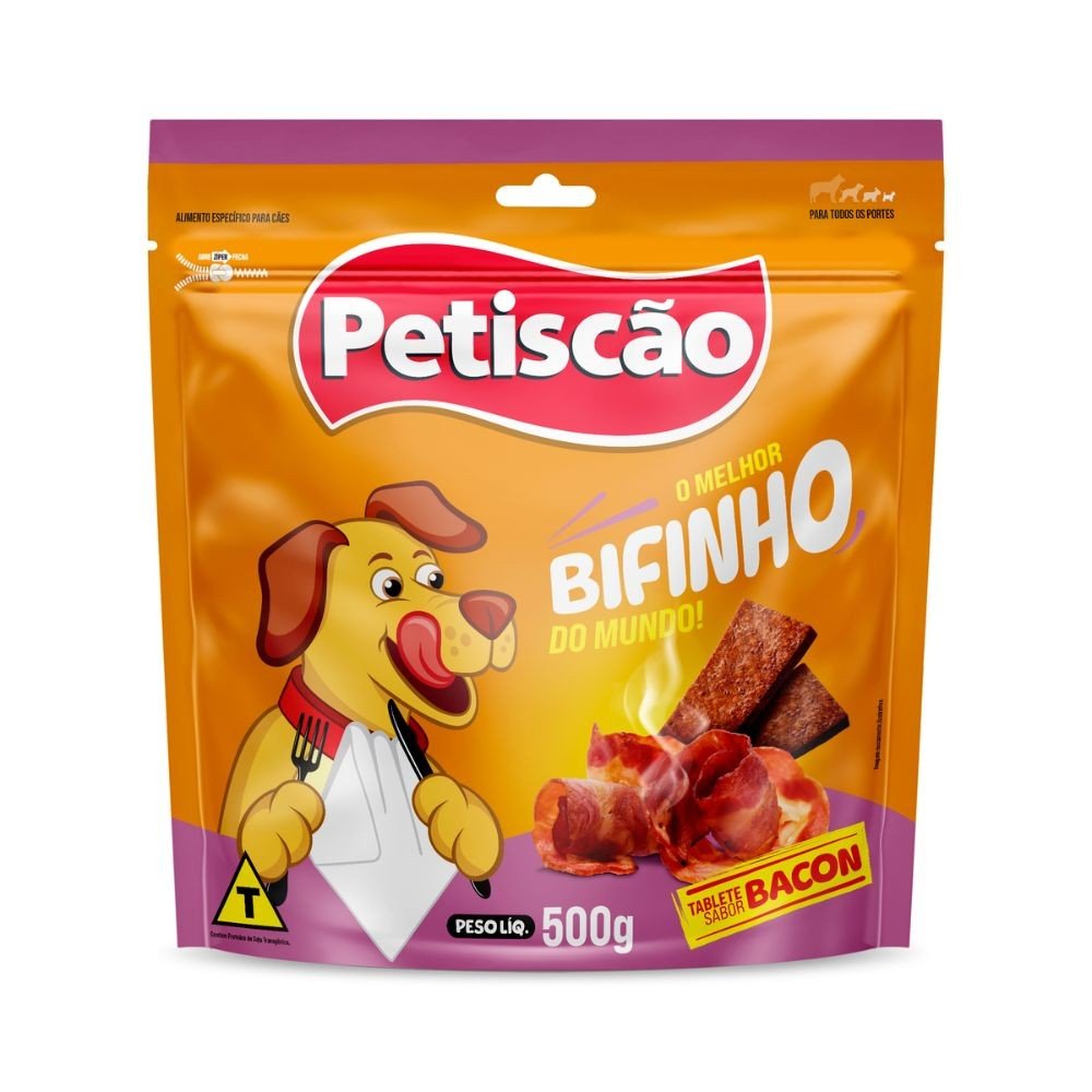 Bifinho Petiscão Bacon 500g: Sabor Irresistível!