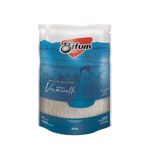 Macarrão Arroz Oriental Bifum Sem Glúten Vegano 500g