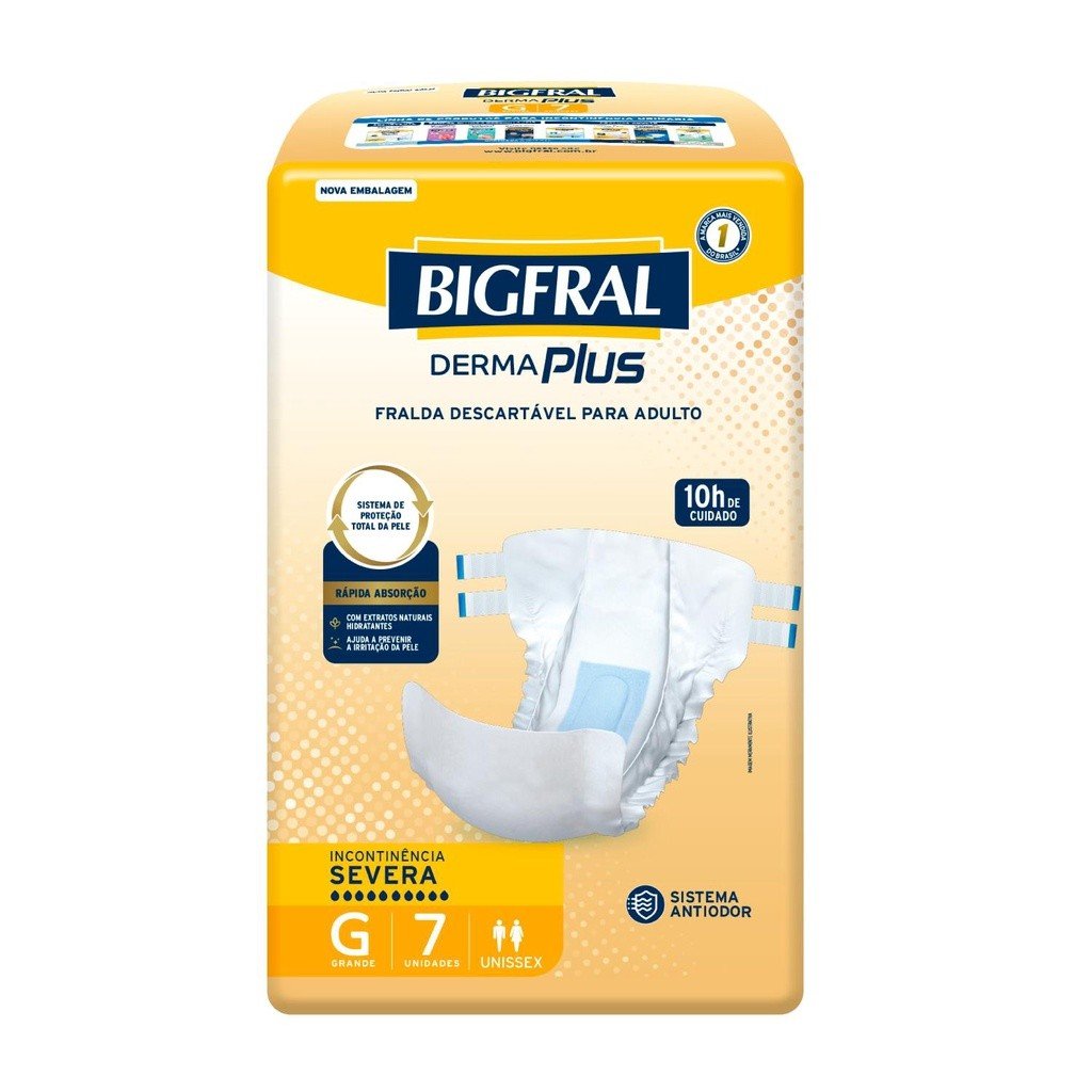 Bigfral Derma Plus G: Proteção e Cuidado para Incontinência