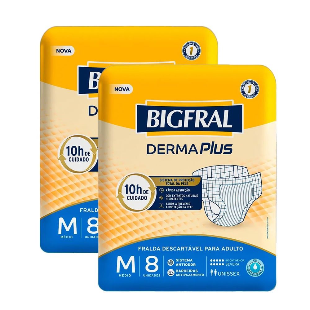 Bigfral Derma Plus M: Proteção e Cuidado para Incontinência