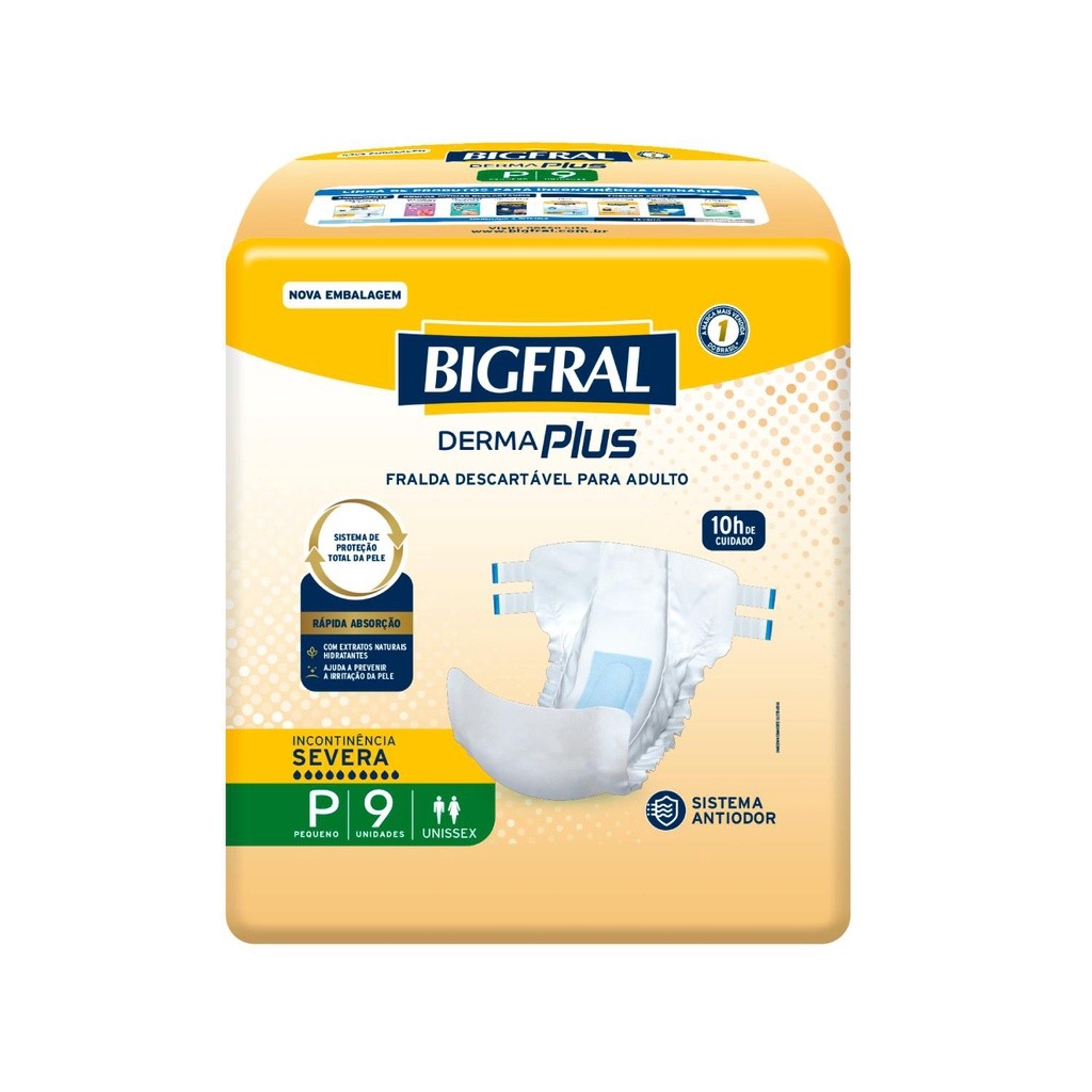 Bigfral Derma Plus P: Proteção e Cuidado para Incontinência
