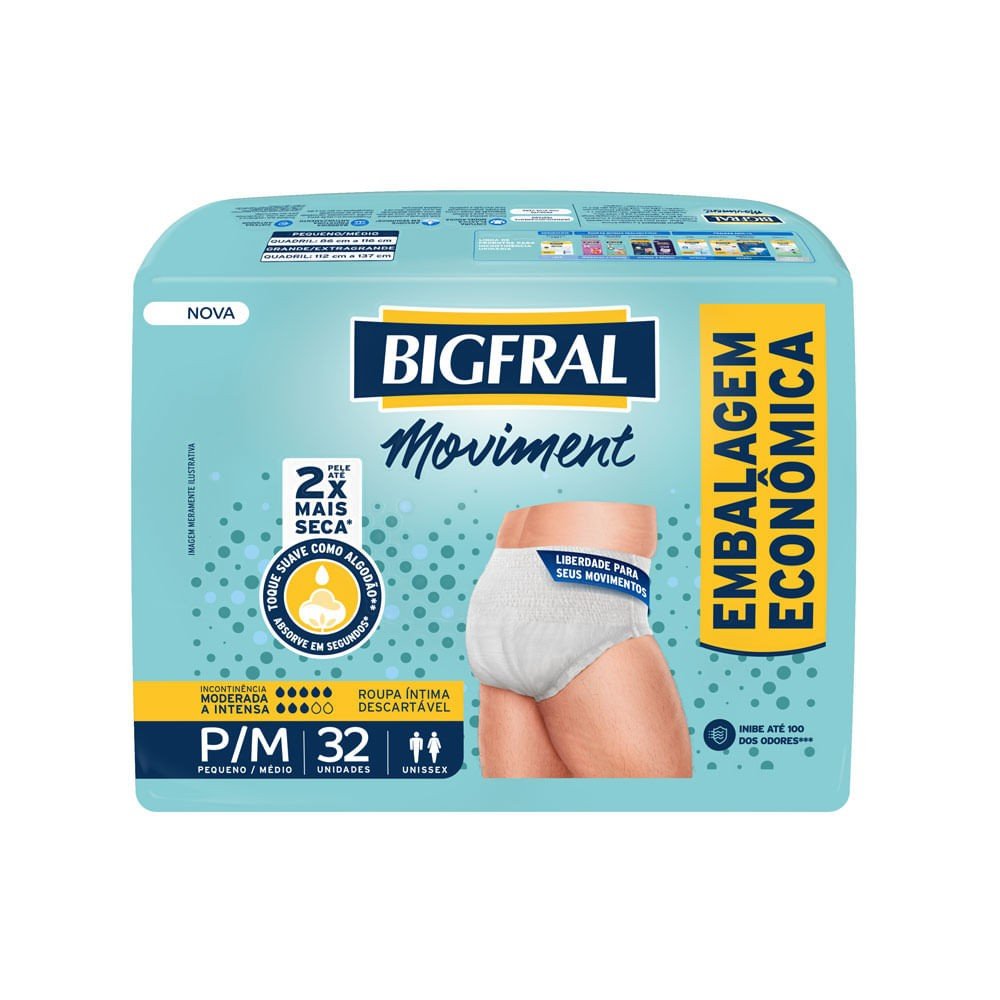 Bigfral Moviment: Proteção Descartável P/M