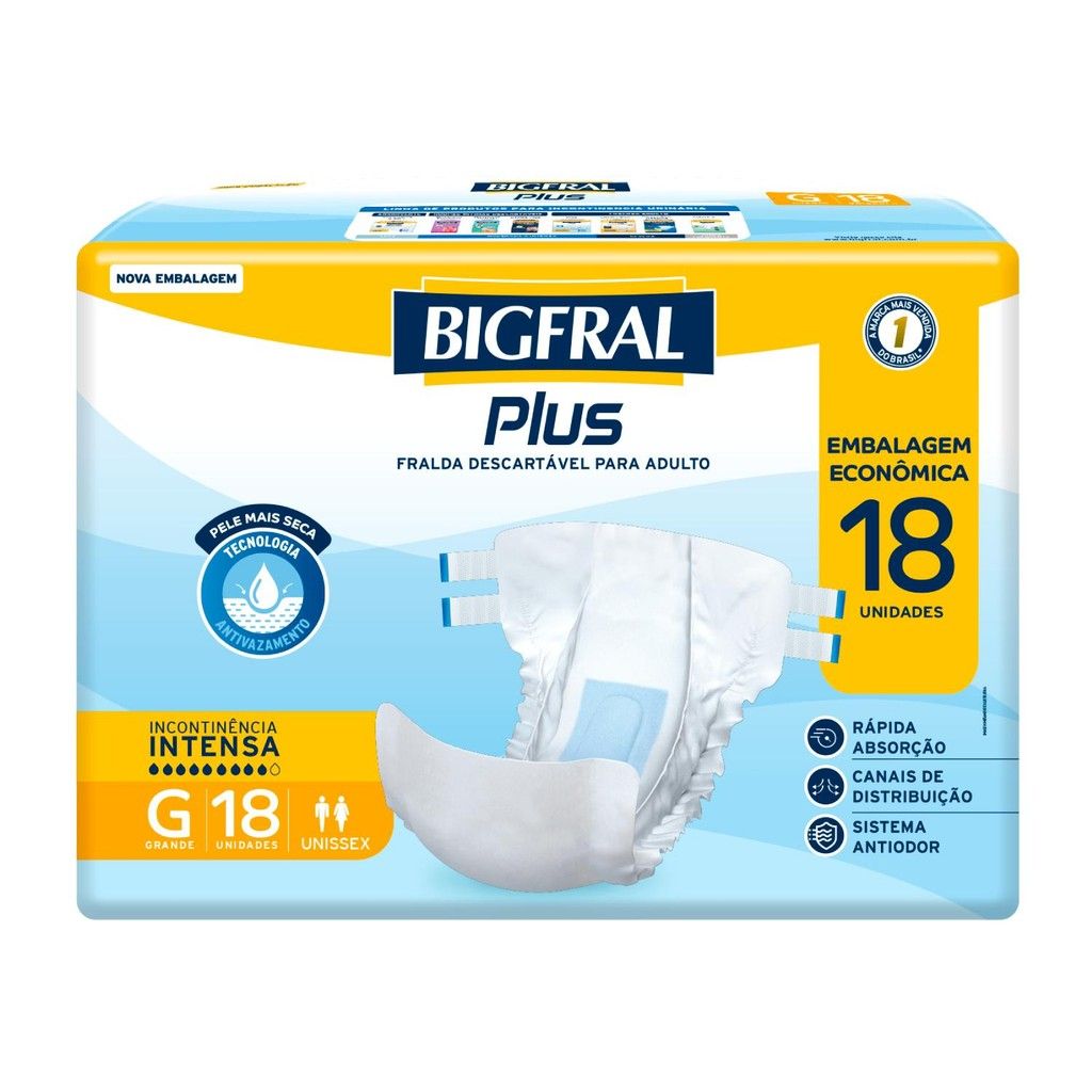 Bigfral Plus G: Proteção e Conforto para Incontinência