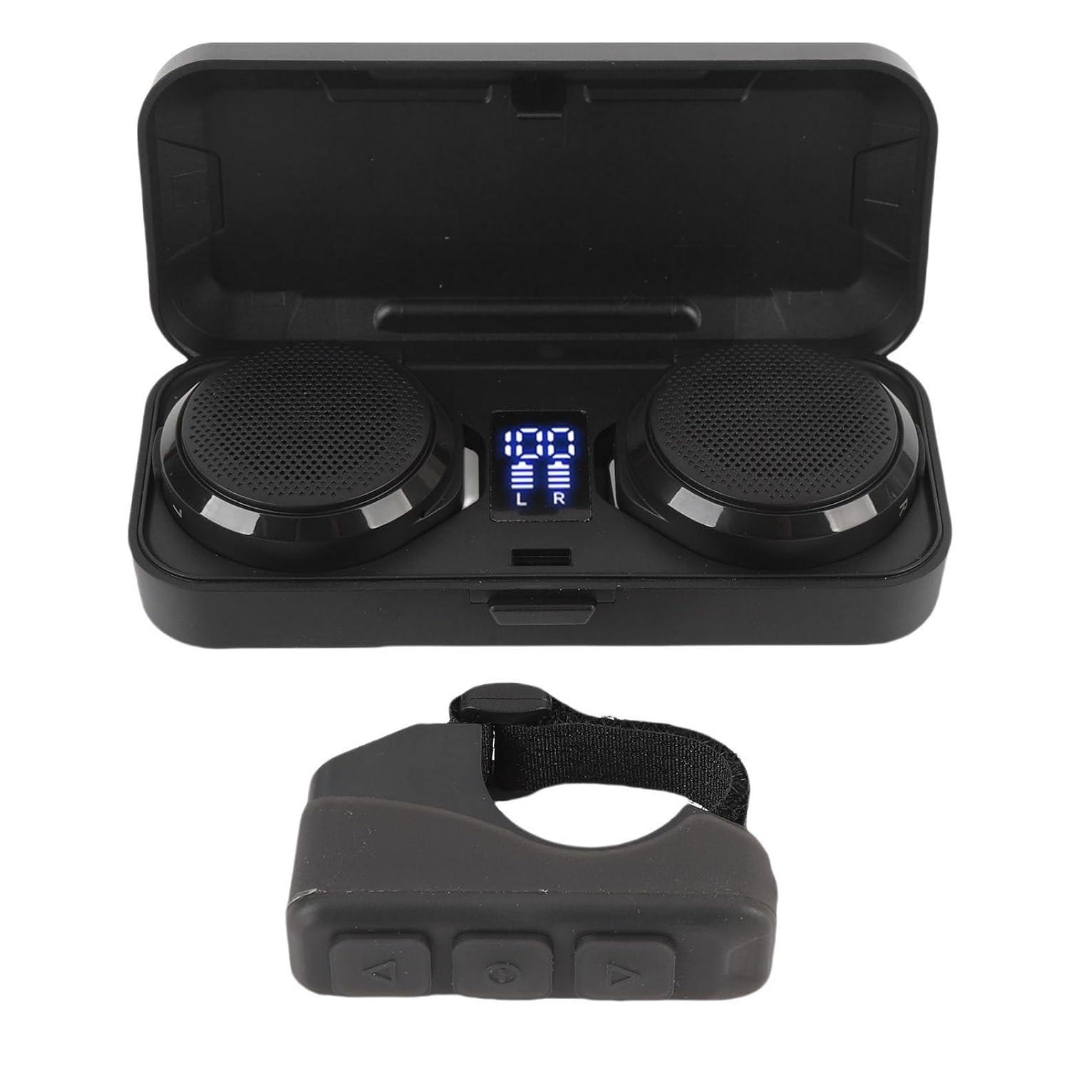 Fone de Ouvido Bluetooth para Moto e Bike: Som Imersivo, Controle Remoto e Bateria de 50h