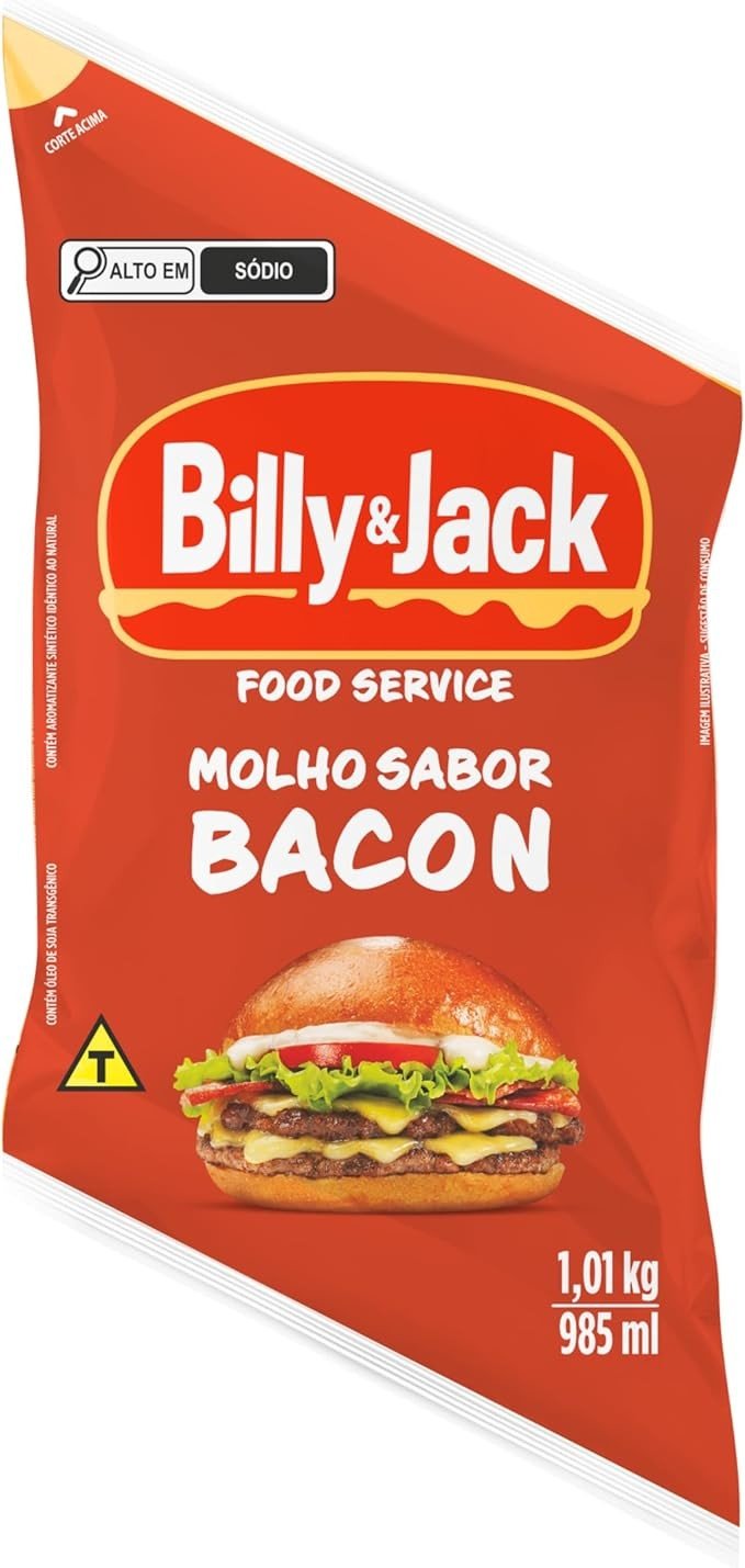 BILLY & JACK Molho Sabor Bacon Billy & Jack 1 01 Kilos