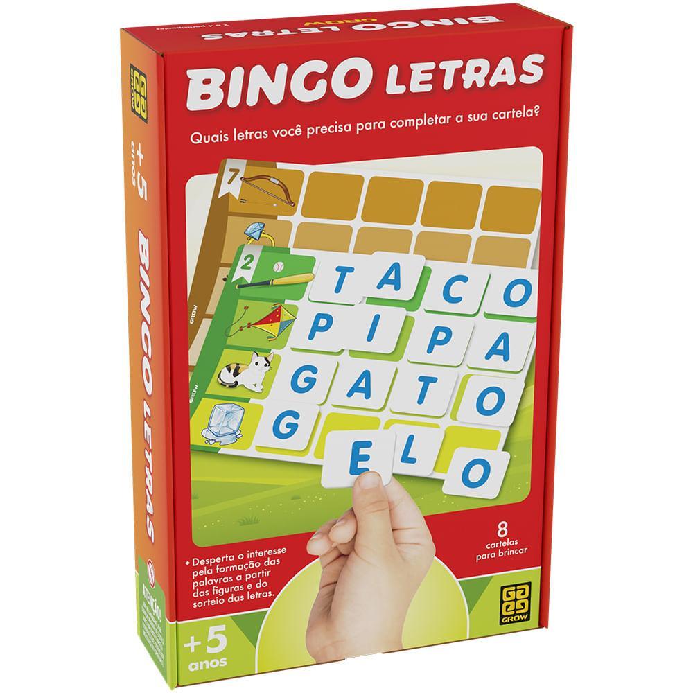 Bingo de Letras: Aprenda Brincando!