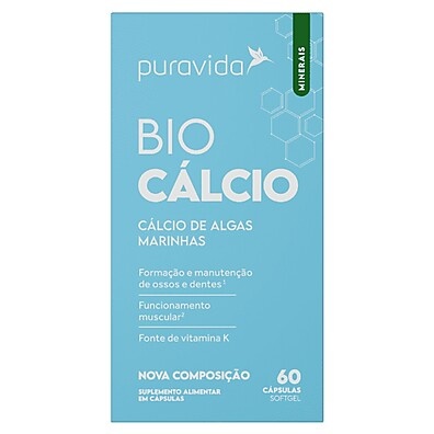 Bio Cálcio PuraVida: Fortaleça Seus Ossos!