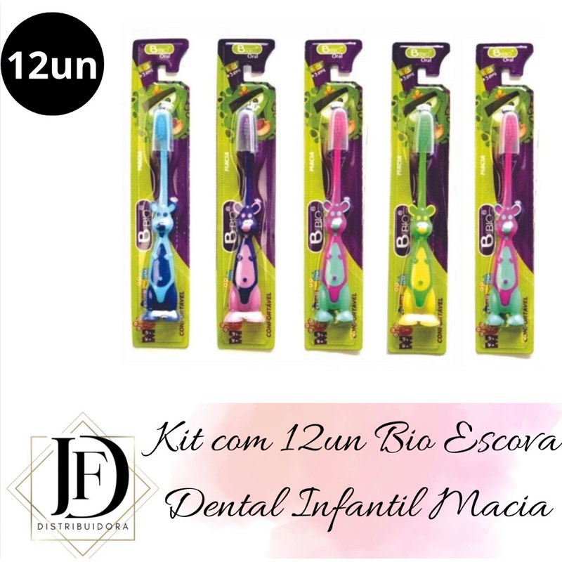 Bio Escova Infantil: 12x Sorrisos Saudáveis!
