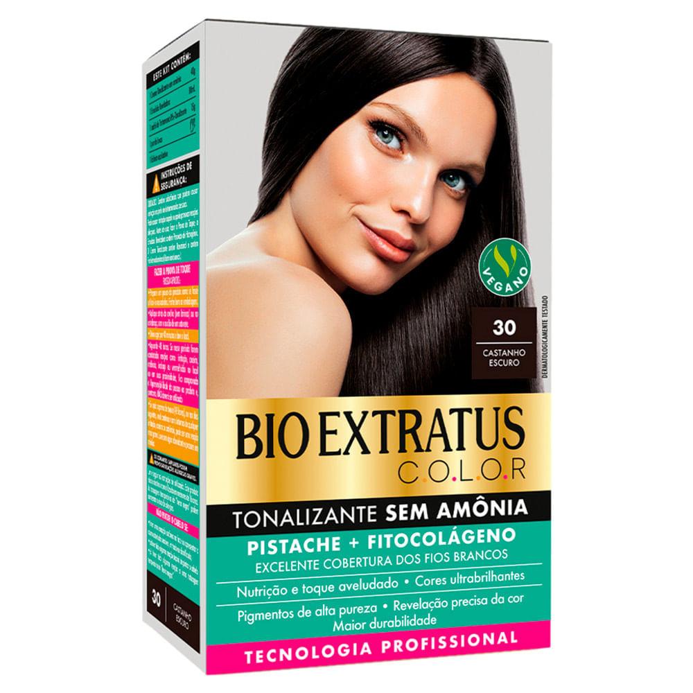 Bio Extratus Color 30: Tonalizante Castanho Escuro Sem Amônia