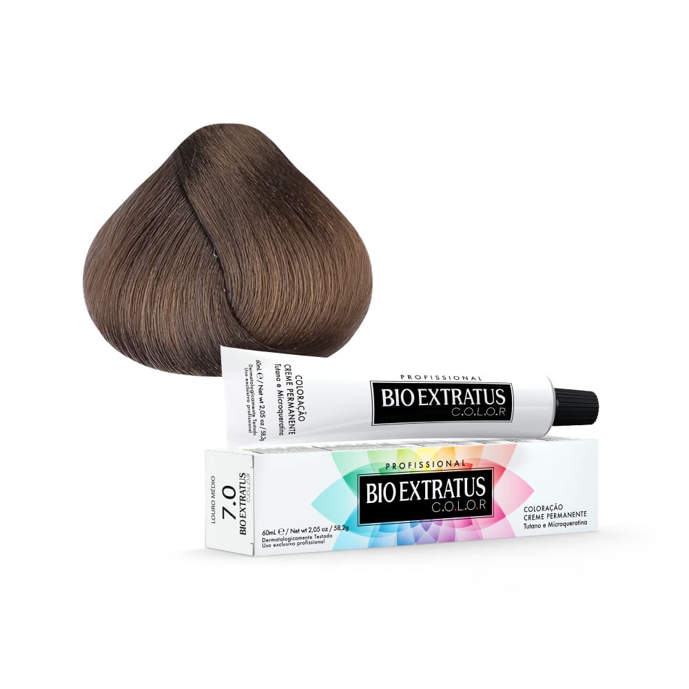 Bio Extratus Color 7.0: Louro Médio Radiante