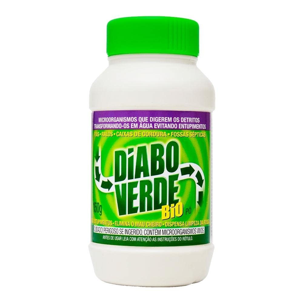 Desentupidor DIABO VERDE Bio 150g - Solução Ecológica para Encanamentos