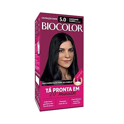 Biocolor Castanho Claro 5.0: Cobertura Perfeita!