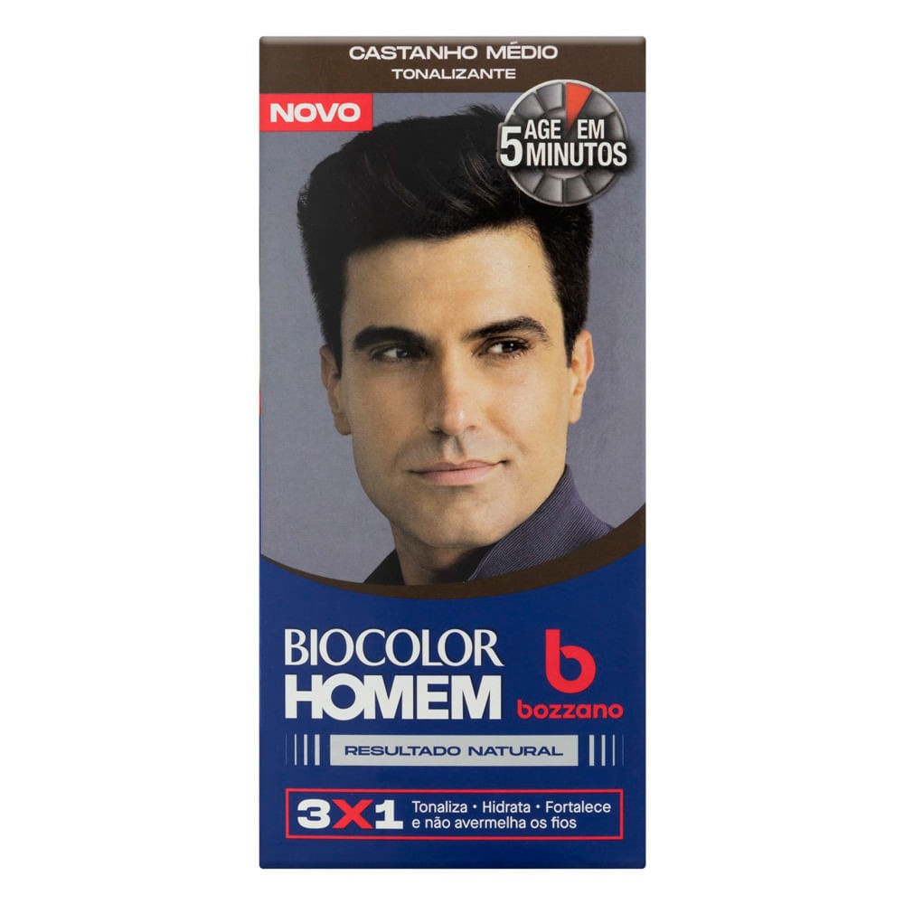 Biocolor Homem: Castanho Médio Perfeito!