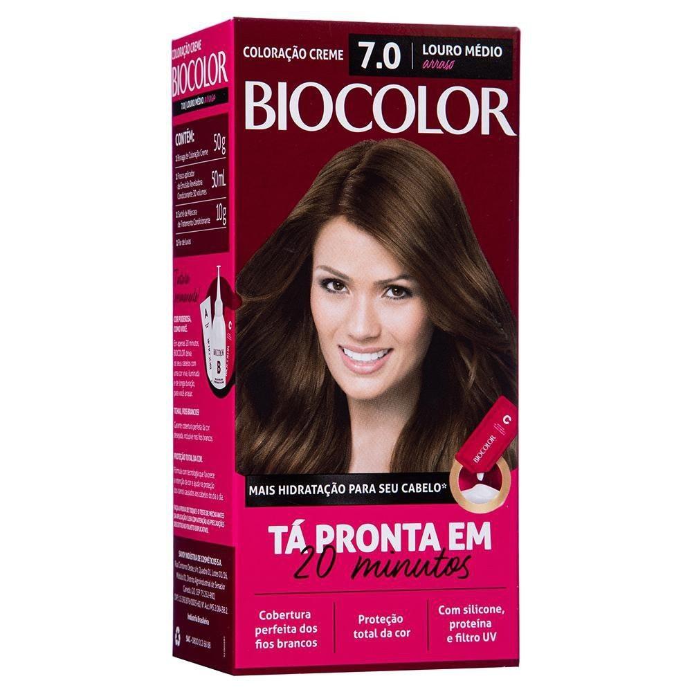 Biocolor Louro Médio 7.0: Kit Tintura Perfeito!