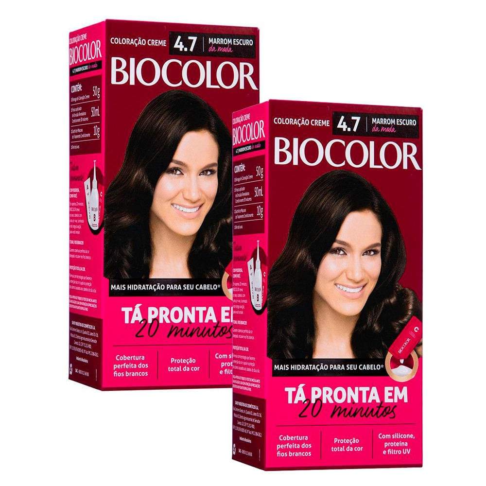 Biocolor Marrom Escuro: Tinta Perfeita para Cabelos Radiantes
