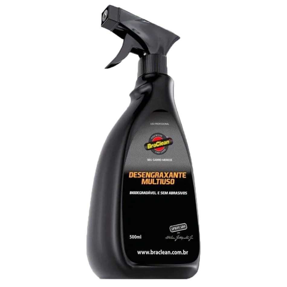 BraClean Desengraxante Multiuso Biodegradável Líquido 500ml: Limpeza Poderosa e Ecológica