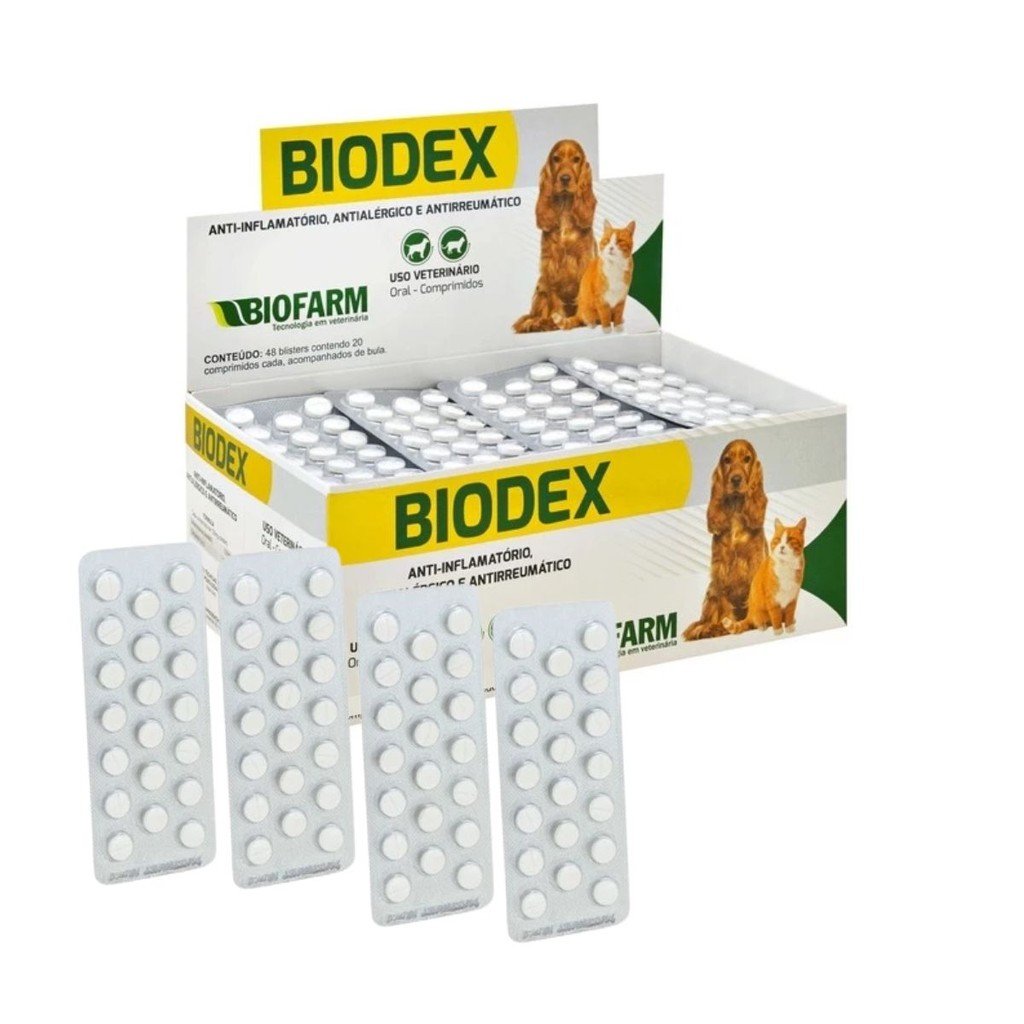 Biodex Anti-Inflamatório Cães e Gatos: Alívio Rápido!