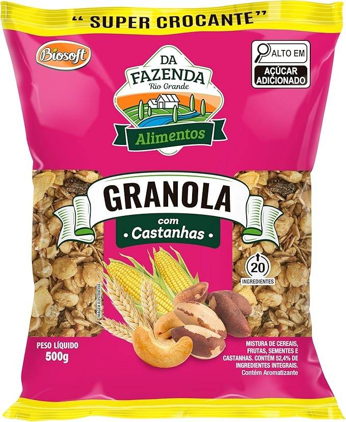 BIOSOFT Granola C/Castanhas 500G
