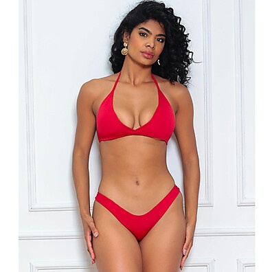 Biquíni Asa Delta Vermelho: Conforto e Estilo!