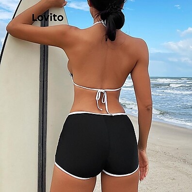 Biquíni Lovito: Liso, Casual e Confortável