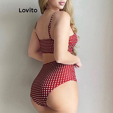 Biquíni Xadrez Franzido: Sexy e Moderno!