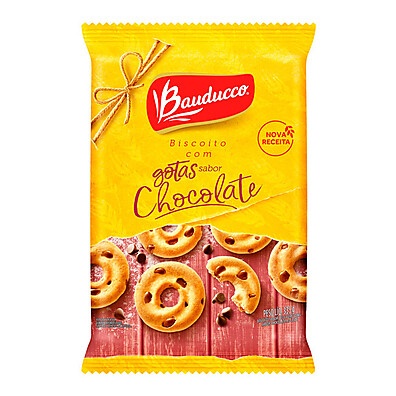 Biscoito Bauducco Leite com Gotas de Chocolate 335g – Sabor Irresistível