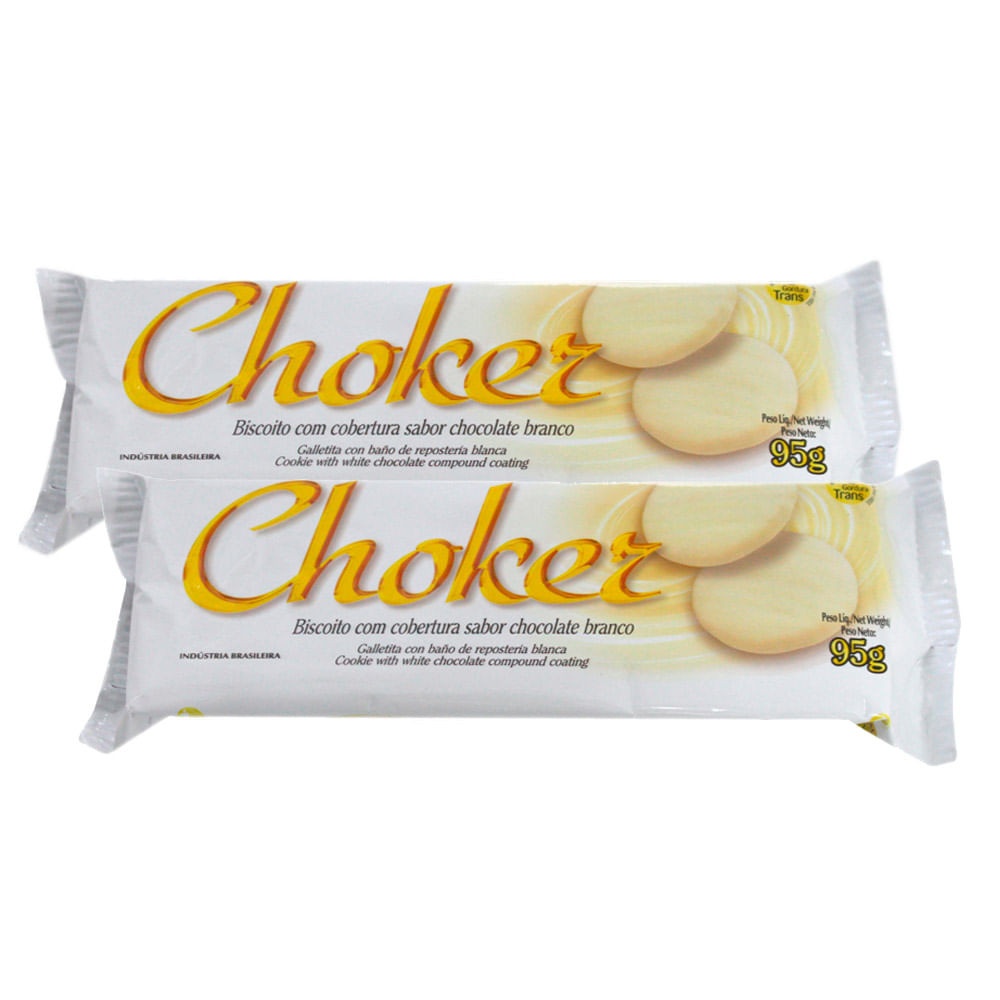 Biscoito Choker Chocolate Branco: Kit com 2 Delícias!