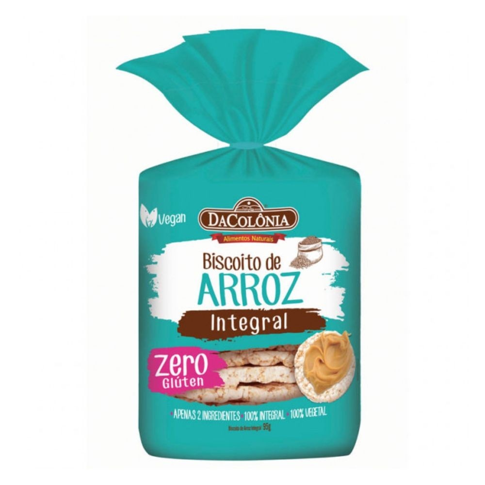 Biscoito de Arroz Integral Dacolônia: Sabor e Saúde!