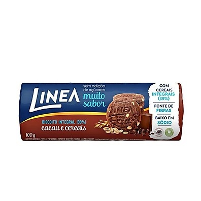 Biscoito Integral Diet Linea: Sabor e Saúde em 100g